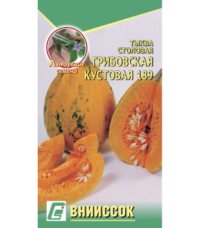 Тыква Грибовская кустовая 189